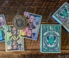 legal tender holographic playing cards